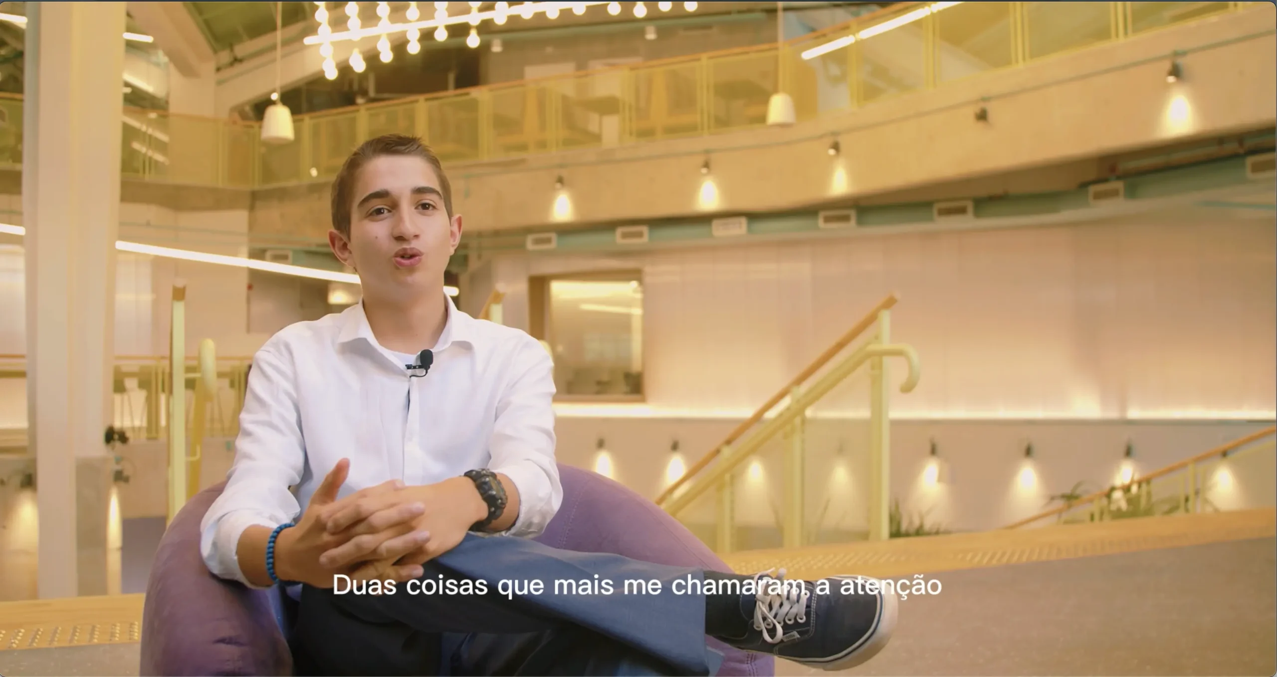 vídeo depoimento inteli